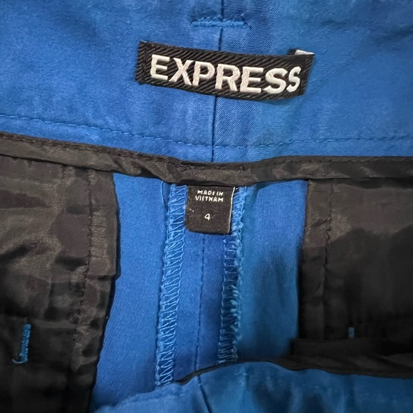 Express Women's Shorts - Black, White, Blue - Picture 5 of 5